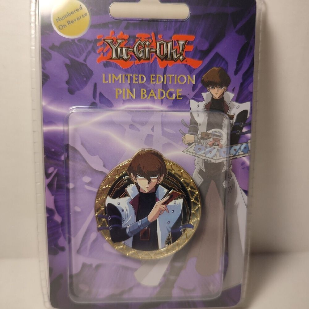 Yugioh Seto Kaiba Limited Edition Enamel Pin Official Konami Anime Collectible